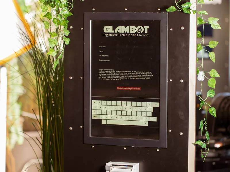 Slow-Motion-Aufnahme mit dem Glambot